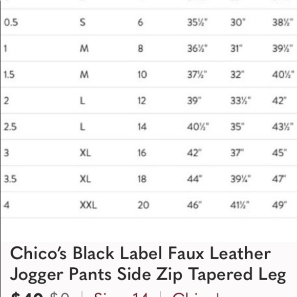 Chico’s size 14 black label cropped flat front W/ faux Pockets Tried on only - Picture 14 of 16